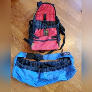 2 Outward Hound small dog carrying bags - backpack and sling styles